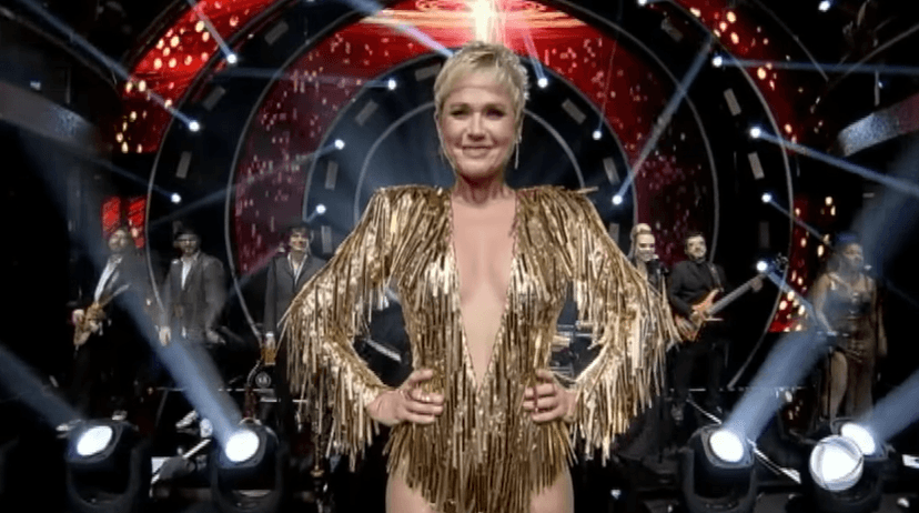 A apresentadora Xuxa Meneghel na estreia do Dancing Brasil 4. (Foto: Reprodução) A apresentadora Xuxa Meneghel na estreia do Dancing Brasil 4. (Foto: Reprodução)