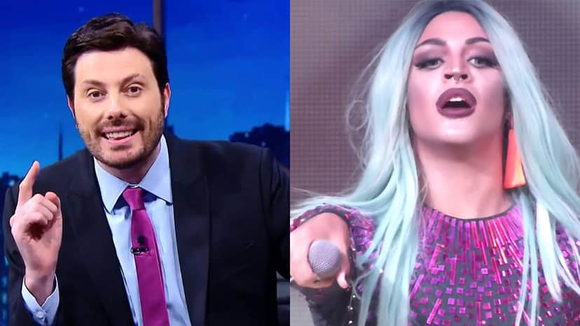 Danilo Gentili defendeu série da Netflix com Pabllo Vittar (Foto: Montagem) Danilo Gentili defendeu série da Netflix com Pabllo Vittar (Foto: Montagem)