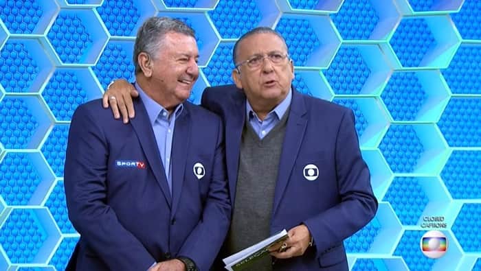 Galvão Bueno, após viver guerra com Neymar Jr., tem fim de carreira anunciada por parceiro: "Ele quer parar" Galvão Bueno, após viver guerra com Neymar Jr., tem fim de carreira anunciada por parceiro: "Ele quer parar"