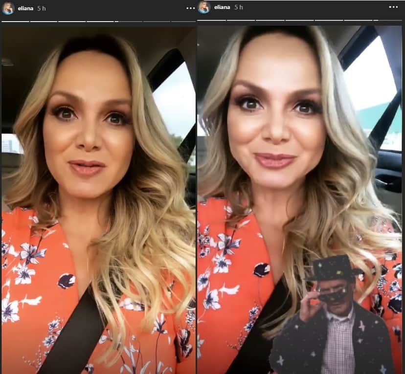 Eliana pedindo para que a produção arrumasse um bolo(Foto: Reprodução / Instagram). Eliana pedindo para que a produção arrumasse um bolo(Foto: Reprodução / Instagram).