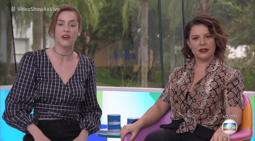 Fernanda Souza no Vídeo Show na Globo. (Foto: Reprodução) Fernanda Souza no Vídeo Show na Globo. (Foto: Reprodução)