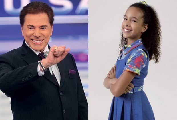 Julia Olliver e Silvio Santos (Foto: Reprodução) Julia Olliver e Silvio Santos (Foto: Reprodução)