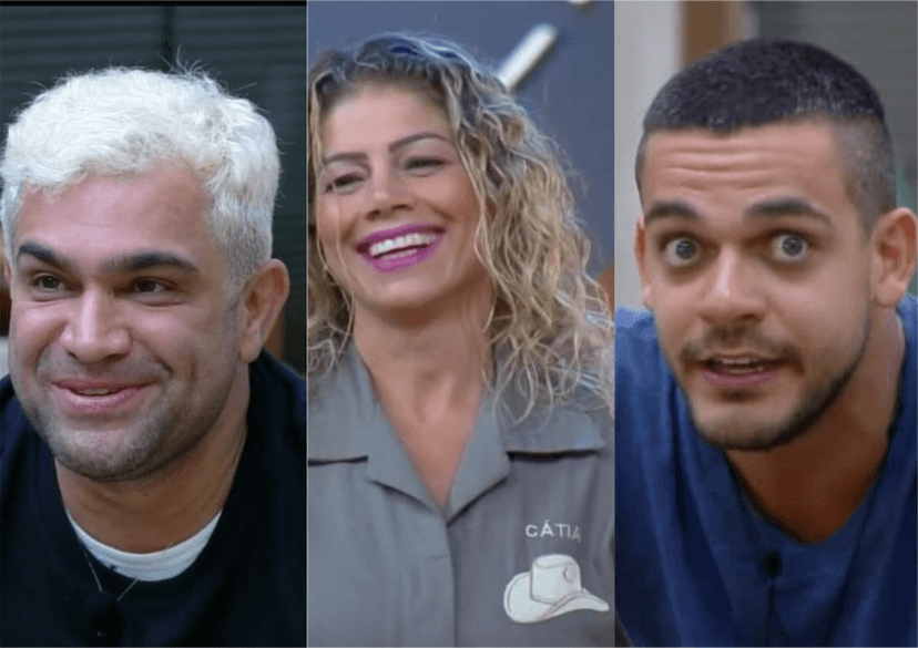Catia Paganote, Evandro Santo e Caique Aguiar estão na roça da Fazenda 10 Catia Paganote, Evandro Santo e Caique Aguiar estão na roça da Fazenda 10