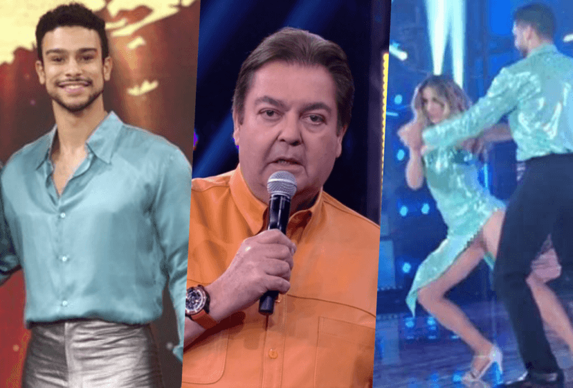 Faustão bombou na Dança dos Famosos com Sérgio Malheiros e Mariana Ferrão Faustão bombou na Dança dos Famosos com Sérgio Malheiros e Mariana Ferrão