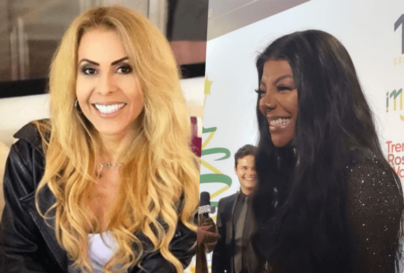 Ludmilla e Joelma passaram por climão no palco de evento (Foto esquerda Joelma e direita Foto da revista Quem) Ludmilla e Joelma passaram por climão no palco de evento (Foto esquerda Joelma e direita Foto da revista Quem)