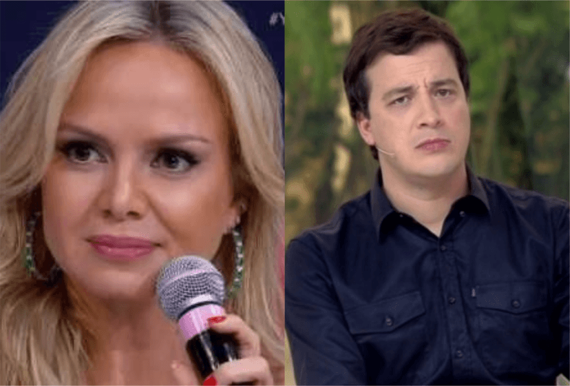 Eliana deu toco em Rafael Cortez (Foto montagem: TV Foco) Eliana deu toco em Rafael Cortez (Foto montagem: TV Foco)