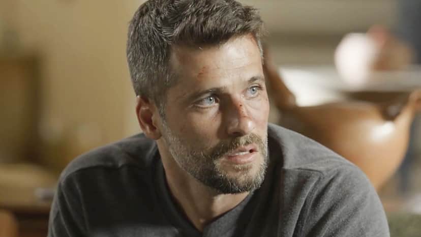 Gabriel tentará fugir em O Sétimo Guardião (Foto: TV Globo) Gabriel tentará fugir em O Sétimo Guardião (Foto: TV Globo)