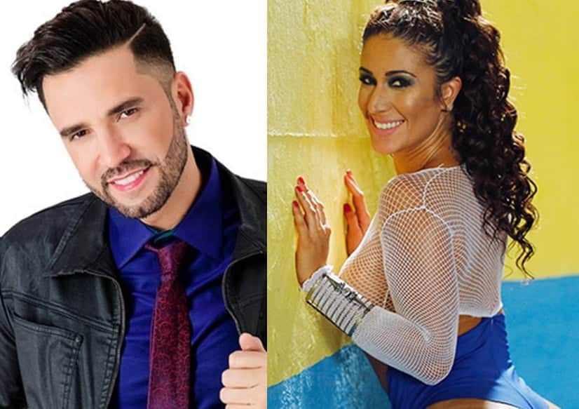 Latino e Jéssica Rodrigues (Foto: Reprodução) Latino e Jéssica Rodrigues (Foto: Reprodução)