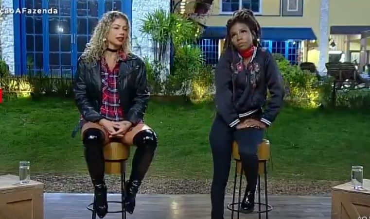 Luane Dias e Catia Paganote estavam na Roça em A Fazenda (Foto: Reprodução/Record) Luane Dias e Catia Paganote estavam na Roça em A Fazenda (Foto: Reprodução/Record)