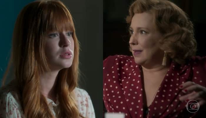 Luz (Marina Ruy Barbosa) e Ondina (Ana Beatriz Nogueira) em O Sétimo Guardião (Foto: Reprodução/Globo) Luz (Marina Ruy Barbosa) e Ondina (Ana Beatriz Nogueira) em O Sétimo Guardião (Foto: Reprodução/Globo)