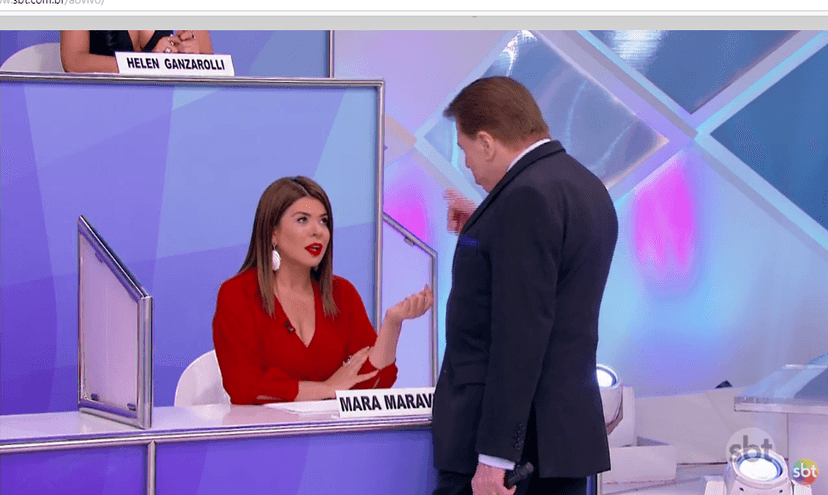 Mara Maravilha e Silvio Santos (Foto: Reprodução) Mara Maravilha e Silvio Santos (Foto: Reprodução)