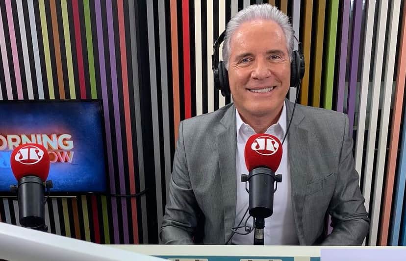Roberto Justus no Morning Show da Jovem Pan (Foto: Reprodução/Instagram) Roberto Justus no Morning Show da Jovem Pan (Foto: Reprodução/Instagram)