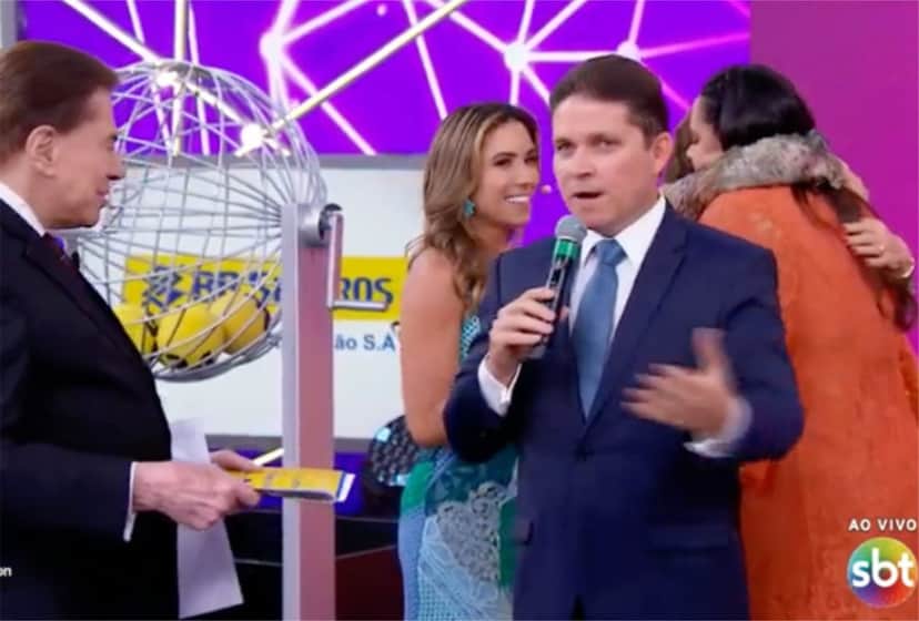 Silvio Santos no desfecho do Teleton 2018 Silvio Santos no desfecho do Teleton 2018