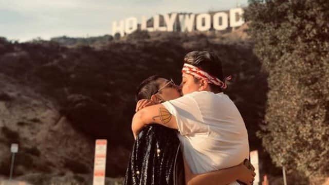 Ana Vilela e a mulher, Amanda, curtem férias nos EUA (Foto: Reprodução/Instagram) Ana Vilela e a mulher, Amanda, curtem férias nos EUA (Foto: Reprodução/Instagram)
