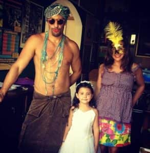 Milhem Cortaz com a filha e a esposa (Foto: Reprodução/Instagram) Milhem Cortaz com a filha e a esposa (Foto: Reprodução/Instagram)