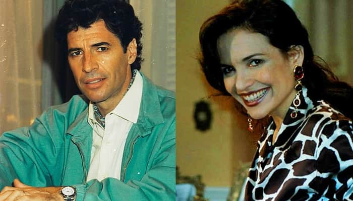 Ypiranga (Paulo Betti) e Scarlet (Luiza Tomé) em A Indomada (Foto: Acervo Globo)