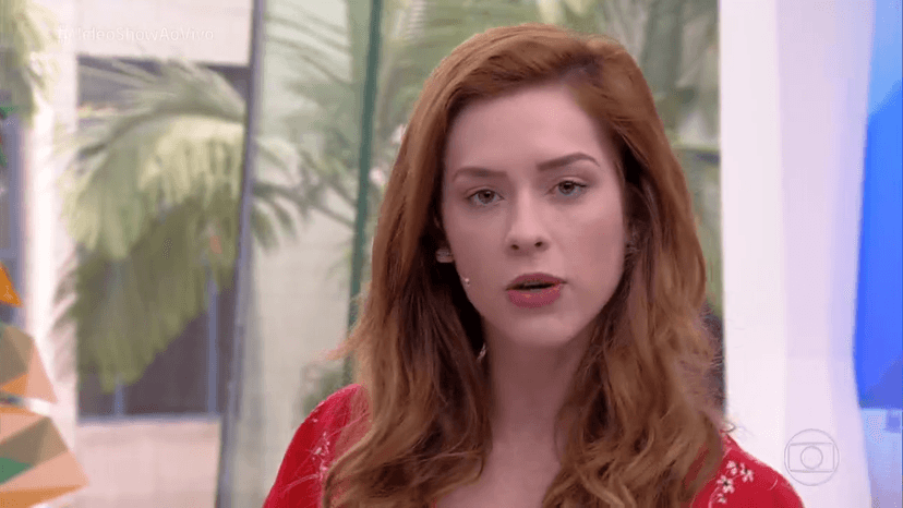 Sophia Abrahão no comando do Vídeo Show (Foto: Reprodução/Globo) Sophia Abrahão no comando do Vídeo Show (Foto: Reprodução/Globo)