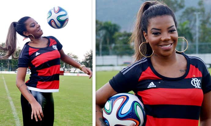 Ludmilla mostra habilidade com a bola (Foto: André Durão/ Globo Esporte) Ludmilla mostra habilidade com a bola (Foto: André Durão/ Globo Esporte)