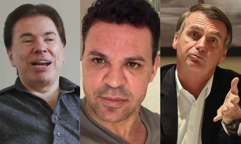 Silvio Santos, Eduardo Costa e Jair Bolsonaro (Foto: Reprodução) Silvio Santos, Eduardo Costa e Jair Bolsonaro (Foto: Reprodução)