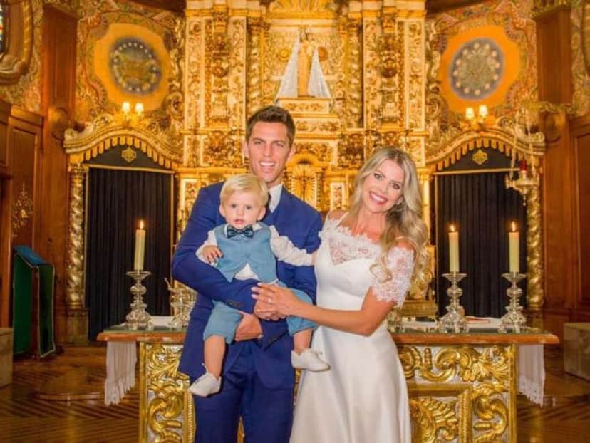 Karina Bachi com seu esposo Amaury e seu filho Enrico (Foto; Reprodução/Instagram) Karina Bachi com seu esposo Amaury e seu filho Enrico (Foto; Reprodução/Instagram)