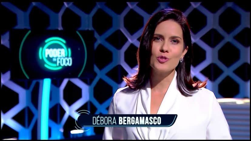 Débora Bergamasco comanda o Poder em Foco (Foto: Reprodução/SBT) Débora Bergamasco comanda o Poder em Foco (Foto: Reprodução/SBT)