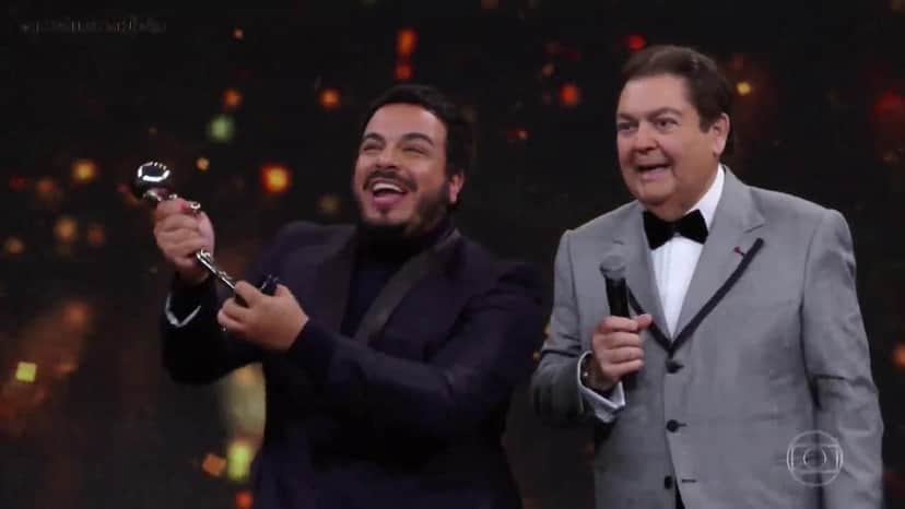 Luis Lobianco no Melhores do Ano 2018 (Foto: Reprodução) Luis Lobianco no Melhores do Ano 2018 (Foto: Reprodução)