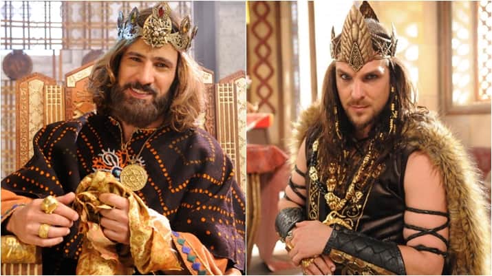 Rei Davi e O Rico e Lázaro foram destaques da Record na TV hispânica em 2018. (Foto: Montagem/Reprodução) Rei Davi e O Rico e Lázaro foram destaques da Record na TV hispânica em 2018. (Foto: Montagem/Reprodução)