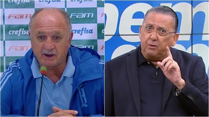Relação entre Felipão e Galvão Bueno não é das melhores. (Foto: Montagem/Reprodução) Relação entre Felipão e Galvão Bueno não é das melhores. (Foto: Montagem/Reprodução)