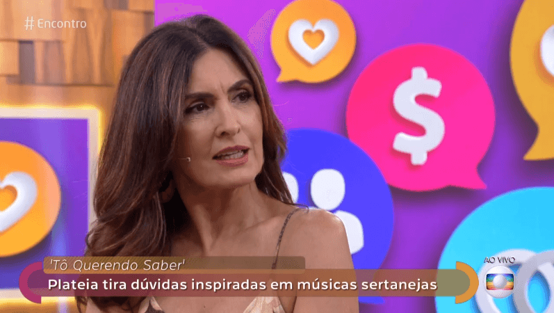 A apresentadora Fátima Bernardes em seu programa na Globo (Foto: Reprodução/Globo) A apresentadora Fátima Bernardes em seu programa na Globo (Foto: Reprodução/Globo)
