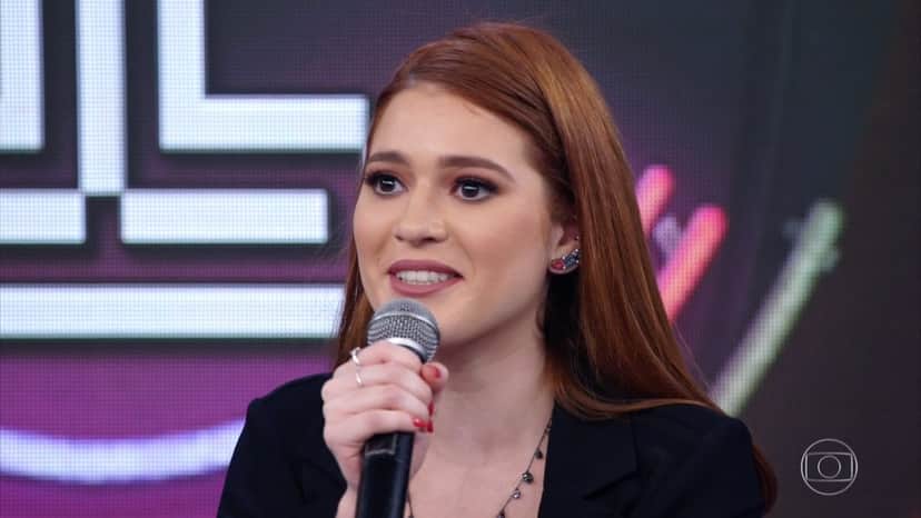 Ana Clara participou do Ding Dong do Faustão neste domingo (Foto: Reprodução/Globo) Ana Clara participou do Ding Dong do Faustão neste domingo (Foto: Reprodução/Globo)