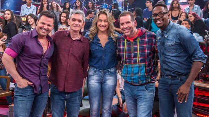 Leandro Hassum, Serginho Groisman e demais convidados do Altas Horas (Foto: Fábio Rocha/ Divulgação/ Globo) Leandro Hassum, Serginho Groisman e demais convidados do Altas Horas (Foto: Fábio Rocha/ Divulgação/ Globo)