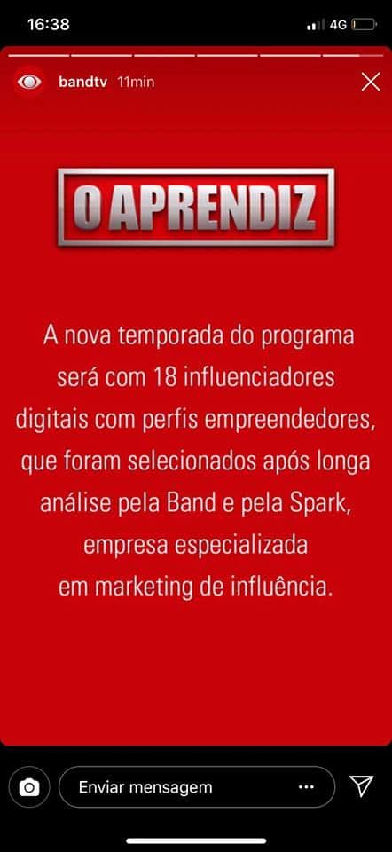 O Aprendiz (Foto: Reprodução) O Aprendiz (Foto: Reprodução)