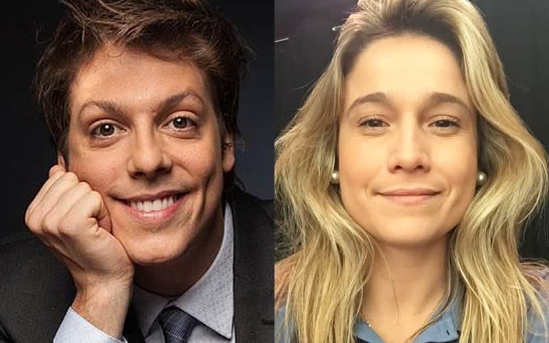 Fábio Porchat e Fernanda Gentil na Globo (Foto: Reprodução) Fábio Porchat e Fernanda Gentil na Globo (Foto: Reprodução)