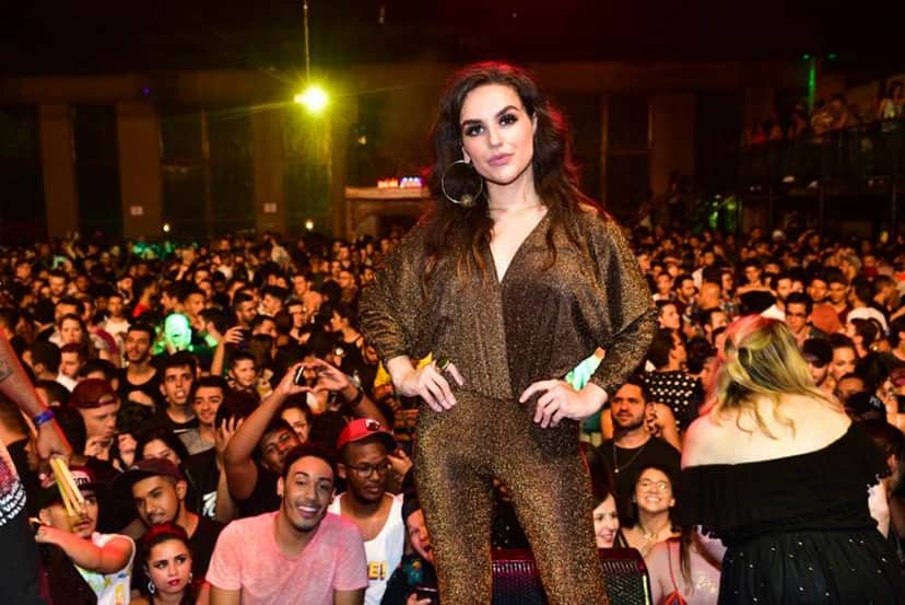 Kéfera durante show (Foto: Leo Franco/AgNews) Kéfera durante show (Foto: Leo Franco/AgNews)