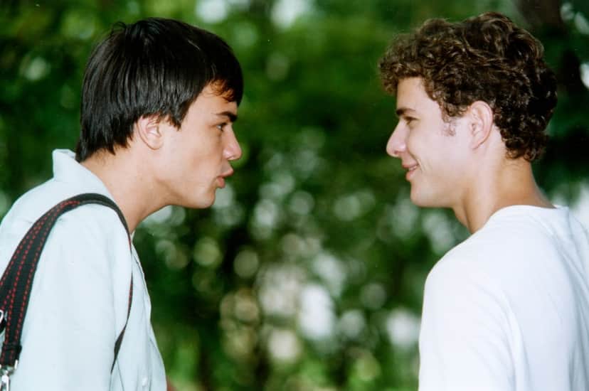 Márcio Kieling e Daniel de Oliveira na temporada de 1999 de 'Malhação' — (Foto: Acervo/TV Globo) Márcio Kieling e Daniel de Oliveira na temporada de 1999 de 'Malhação' — (Foto: Acervo/TV Globo)