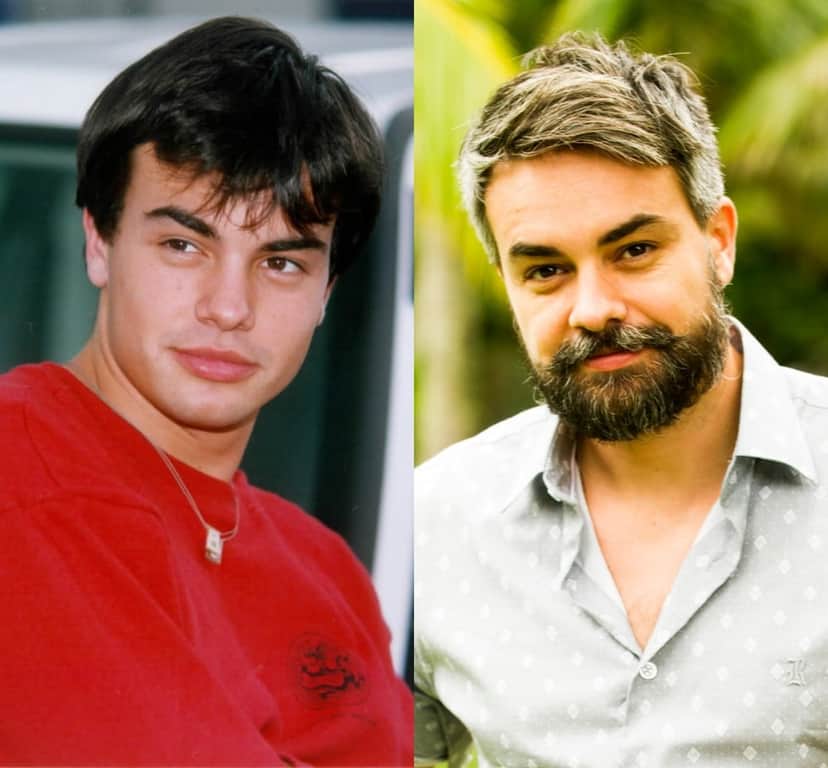 Antes e depois: Márcio Kieling como o Perereca, de 'Malhação', e o Bernardo, de 'Sol Nascente' — (Foto: TV Globo) Antes e depois: Márcio Kieling como o Perereca, de 'Malhação', e o Bernardo, de 'Sol Nascente' — (Foto: TV Globo)
