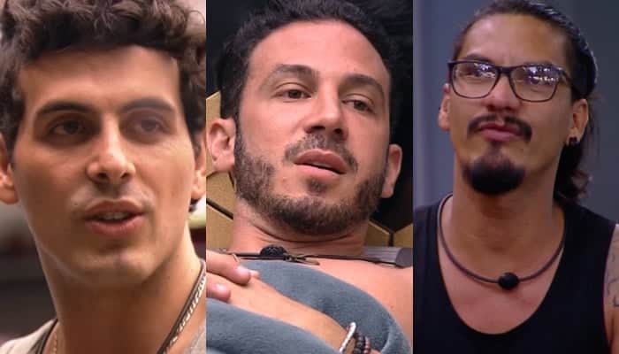Maycon, Gustavo e Vanderson no BBB19 (Fotos: Reprodução/Globo) Maycon, Gustavo e Vanderson no BBB19 (Fotos: Reprodução/Globo)