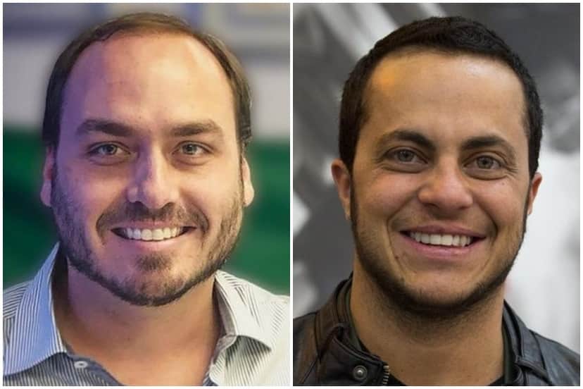 Carlos Bolsonaro e Thammy Miranda (Foto: Montagem) Carlos Bolsonaro e Thammy Miranda (Foto: Montagem)
