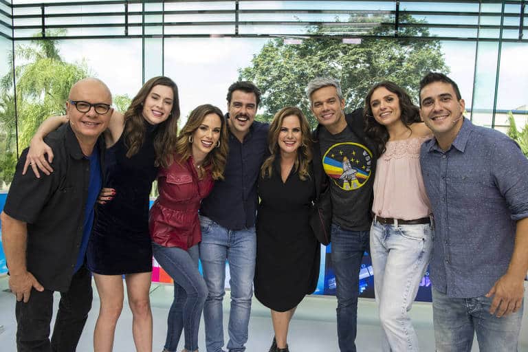Vídeo Show 35 anos: Monica Iozzi, Renata Ceribelli, Otaviano Costa, Sophia Brahao (Foto: Reprodução) Vídeo Show 35 anos: Monica Iozzi, Renata Ceribelli, Otaviano Costa, Sophia Brahao (Foto: Reprodução)