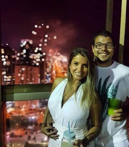 Thays Souza com o namorado, Louiz Carlos (Foto: Reprodução/Instagram) Thays Souza com o namorado, Louiz Carlos (Foto: Reprodução/Instagram)
