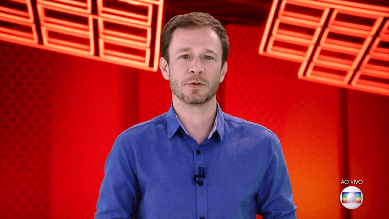 Tiago Leifert no comando do BBB19 (Foto: Reprodução/Globo) Tiago Leifert no comando do BBB19 (Foto: Reprodução/Globo)