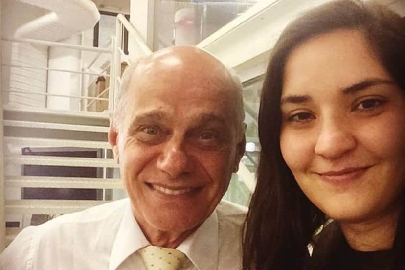Ricardo Boechat e fã Ricardo Boechat e fã