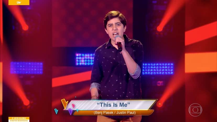 João Pedro no The Voice Kids (Foto: Reprodução) João Pedro no The Voice Kids (Foto: Reprodução)
