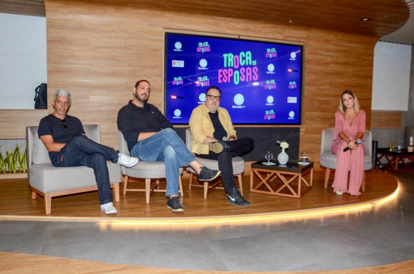 Ticiane Pinheiro conversou com a imprensa sobre o lançamento do Troca de Esposas na Record (Foto AgNews) Ticiane Pinheiro conversou com a imprensa sobre o lançamento do Troca de Esposas na Record (Foto AgNews)