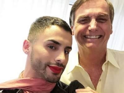 Agustin Fernandez e Bolsonaro (Foto: Divulgação) Agustin Fernandez e Bolsonaro (Foto: Divulgação)