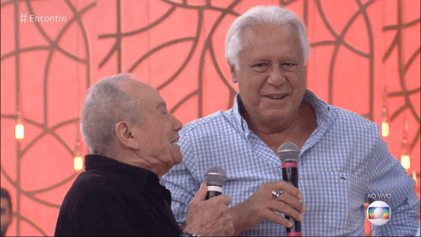 Antonio Fagundes e Stênio Garcia no Encontro da Globo (Foto: Reprodução) Antonio Fagundes e Stênio Garcia no Encontro da Globo (Foto: Reprodução)