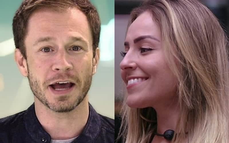 Paula e Tiago Leifert no BBB19 (Foto: Reprodução) Paula e Tiago Leifert no BBB19 (Foto: Reprodução)