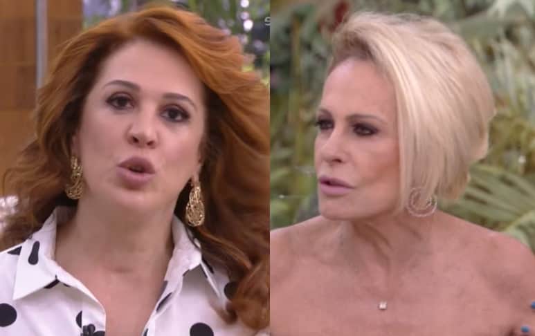 Ana Maria Braga e Claudia Raia na Globo (Foto: Reprodução) Ana Maria Braga e Claudia Raia na Globo (Foto: Reprodução)