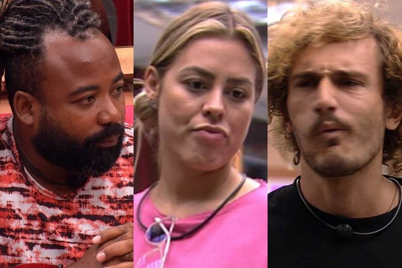 Rodrigo, Isabella e Alan no BBB19 (Foto: Reprodução) Rodrigo, Isabella e Alan no BBB19 (Foto: Reprodução)