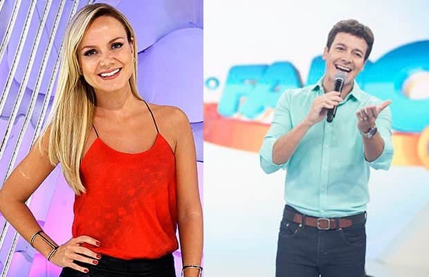 Eliana e Rodrigo Faro são concorrentes na TV (Foto: Divulgação) Eliana e Rodrigo Faro são concorrentes na TV (Foto: Divulgação)
